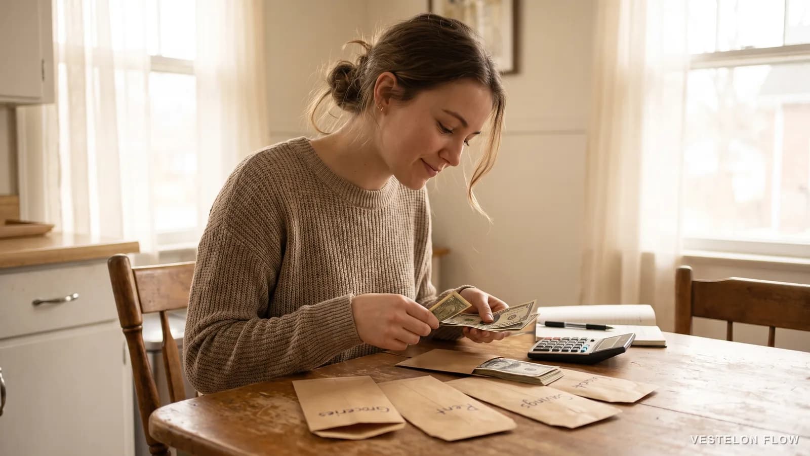 The Envelope Budgeting Method, Step by Step · VESTELON FLOW