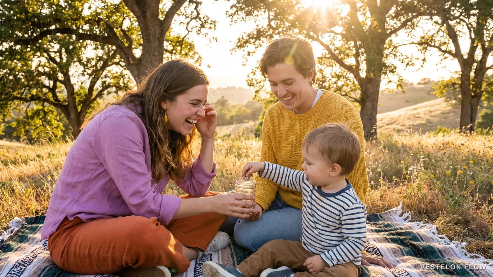 One Skipped Dinner a Month, Invested for Your Child · VESTELON FLOW